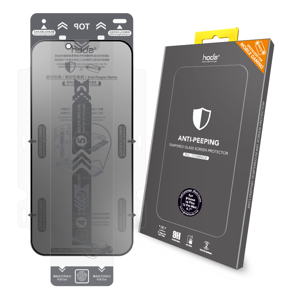 hoda膜_防窺磨砂_太空膜_iPhone16Plus/15Plus (779)**