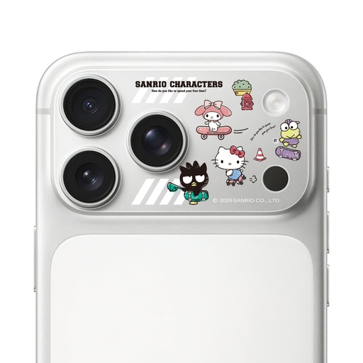 [047450717PM1] HODA 滿版鏡頭底座霧面保護貼三麗鷗 iPhone17ProMAX 酷玩街頭 (3818)