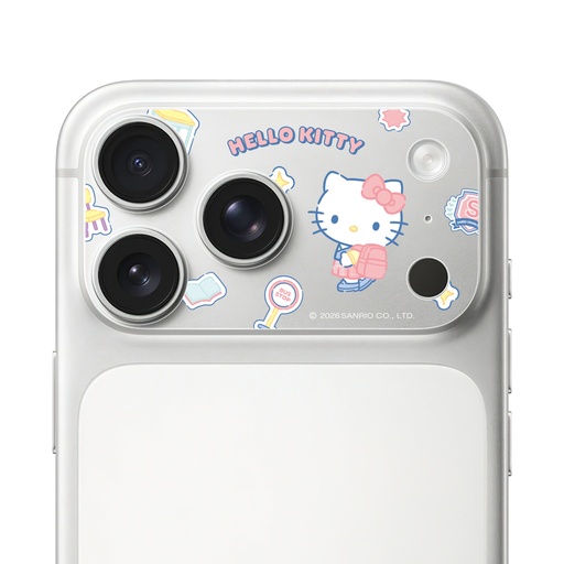 [047457717PM1] HODA 滿版鏡頭底座霧面保護貼三麗鷗 iPhone17ProMAX 學院KITTY (3955)