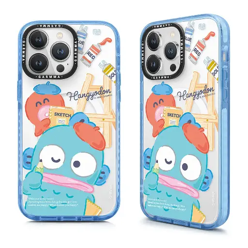 [IHG15P-67FL1] GARMMA殼_(磁吸)-趣味小畫家_iPhone15ProMax丑魚(488)