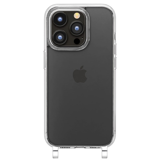 [PG-23DPT04CL] PGA殼_Premium Style_TPU附肩帶孔透明混合背蓋_iPhone15ProMax透明(636)
