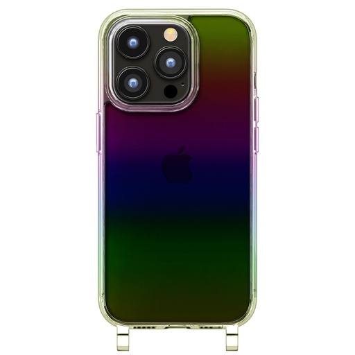 [PG-23DPT05AR] PGA殼_Premium Style_TPU附肩帶孔透明混合背蓋_iPhone15ProMax彩透(643)