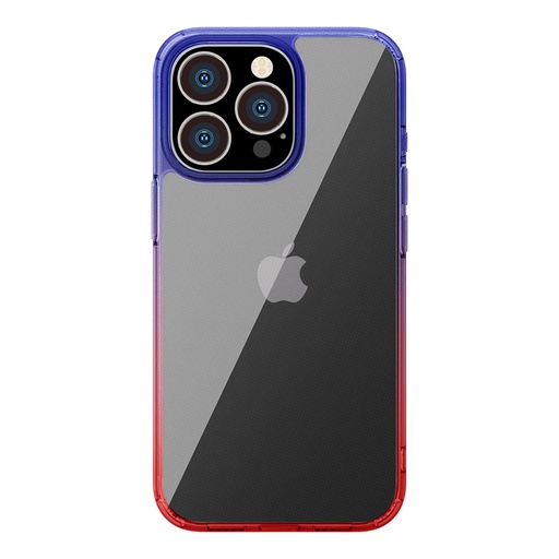 [PG-23BPT10PP] PGA殼_Premium Style_漸層混合透明背蓋_iPhone15Pro紫紅(653)