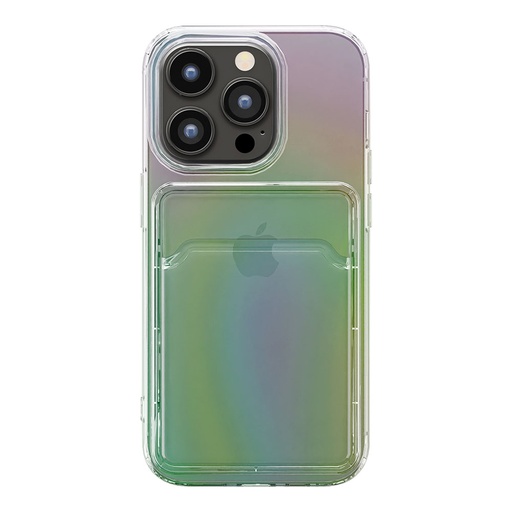 [PG-23BCTP02AR] PGA殼_Premium Style_TPU插卡背蓋_iPhone15Pro彩透(806)