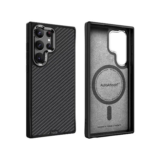 [027412S24U01] hoda殼 幻石軍規MagSafe三星S24Ultra 芳綸纖維(644)