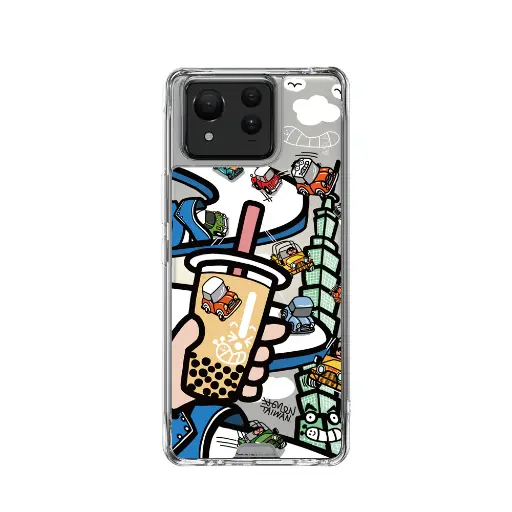 [1362041Z11U1] hoda殼_晶石米豆透明_ASUS ZenFone11Ultra 藍白拖賽道老咪大賽(690)