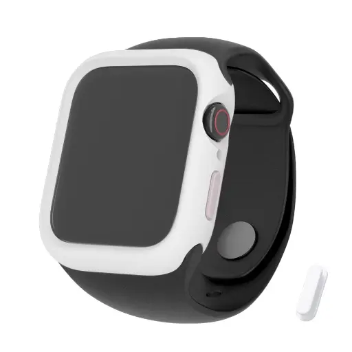 [025211AW4501] hoda配件_柔石保護殼 Apple Watch 45mm 雅典白 (573)
