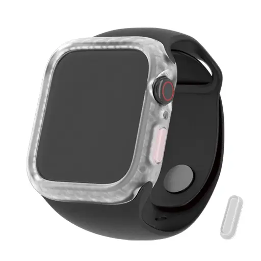 [025212AW4001] hoda配件_柔石保護殼 Apple Watch 40mm 霧透白 (084)