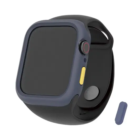 [0252D1AW4101] hoda配件_柔石保護殼 Apple Watch 41mm 寶石藍 (498)