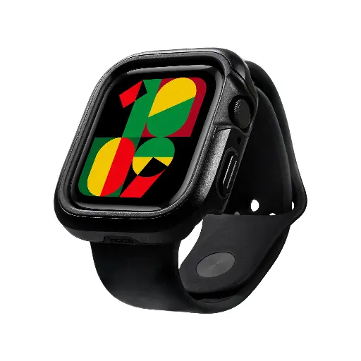 [027821AW4101] hoda配件_曜石保護殼 Apple Watch 41mm 黑 (667)