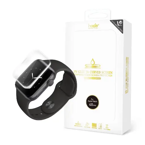 [01176AW40S01] hoda膜_AR高清 Combo UV膠防爆3D內縮版 Apple Watch 40mm (368)