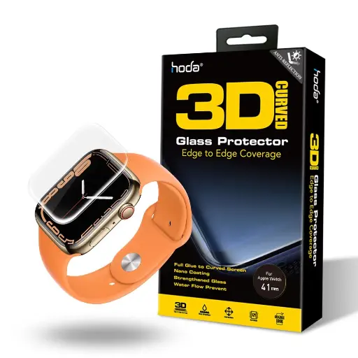 [01176AW41S01] hoda膜_AR高清 Combo UV膠防爆3D內縮版 Apple Watch 41mm (771)