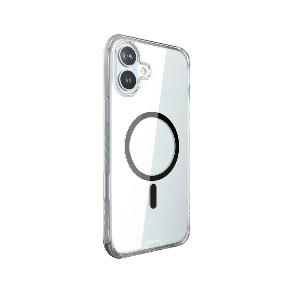 [02792216PL01] hoda殼_羽石MagSafe_iPhone16Plus透黑(591)