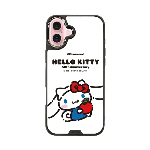 [133304016PL1] hoda殼_幻石三麗鷗玻璃系列 iPhone16Plus 大耳狗KITTY(6364)