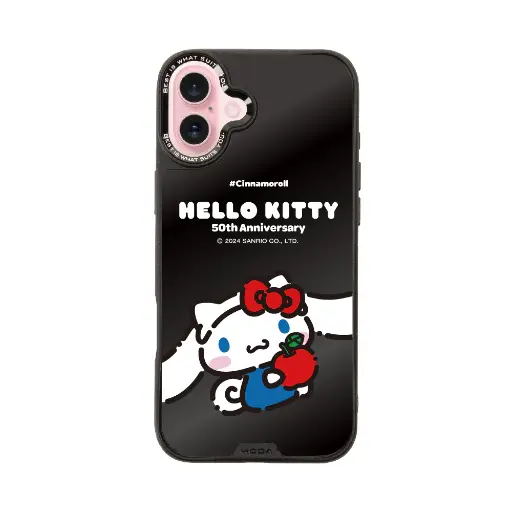 [134304016PL1] hoda殼_幻石三麗鷗黑鏡系列 iPhone16Plus 大耳狗KITTY(6845)
