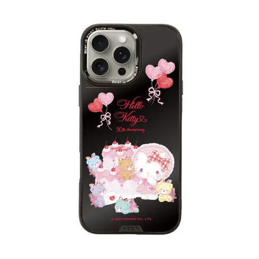 [134309016PM1] hoda殼_幻石三麗鷗黑鏡系列 iPhone16ProMax 派對KITTY(7026)