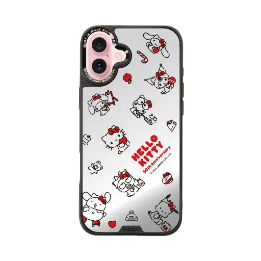 [135310016001] hoda殼_幻石三麗鷗銀鏡系列 iPhone16 KITTY家族同樂會(7231)