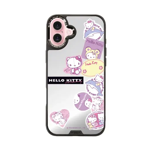 [135311016PL1] hoda殼_幻石三麗鷗銀鏡系列 iPhone16Plus 紫戀KITTY(7569)