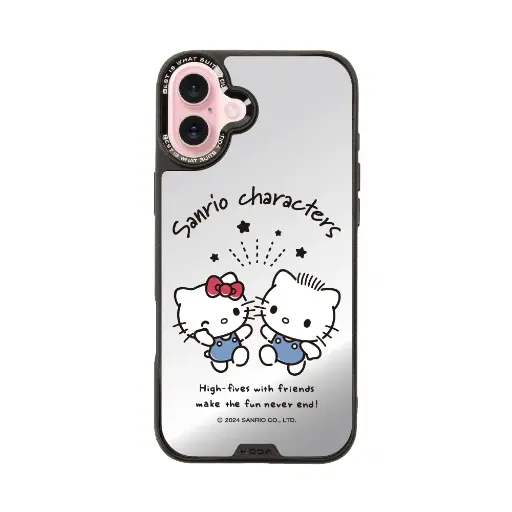 [135414016001] hoda殼_幻石三麗鷗銀鏡系列 iPhone16 Kitty& Daniel(8238)