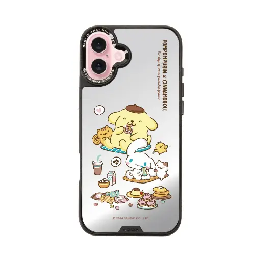 [135415016001] hoda殼_幻石三麗鷗銀鏡系列 iPhone16 午茶派對(8276)