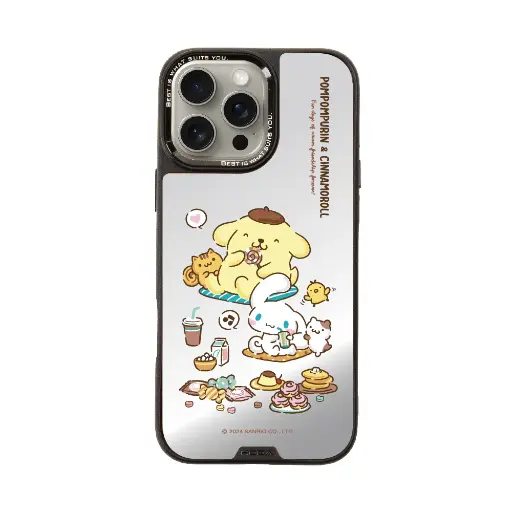 [135415016PM1] hoda殼_幻石三麗鷗銀鏡系列 iPhone16ProMax 午茶派對(8306)