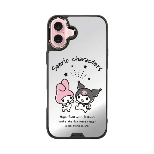 [135420016PL1] hoda殼_幻石三麗鷗銀鏡系列 iPhone16Plus 美樂蒂遇見酷洛米(8481)