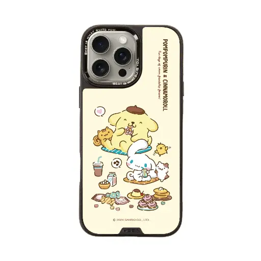 [133415016PM1] hoda殼_幻石三麗鷗玻璃系列 iPhone16ProMax 午茶派對 (8863)