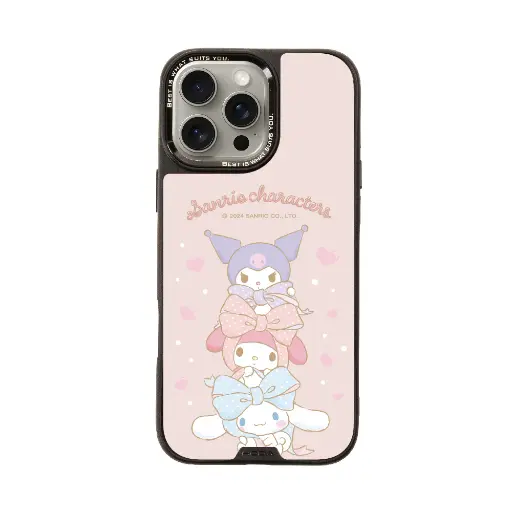 [133427016PM1] hoda殼_幻石三麗鷗玻璃系列 iPhone16ProMax 繽紛物語 (9341)