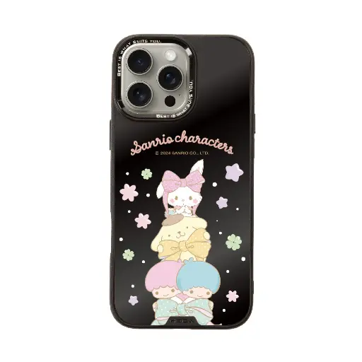 [134419016PM1] hoda殼_幻石三麗鷗黑鏡系列 iPhone16ProMax 春日童話 (9587)