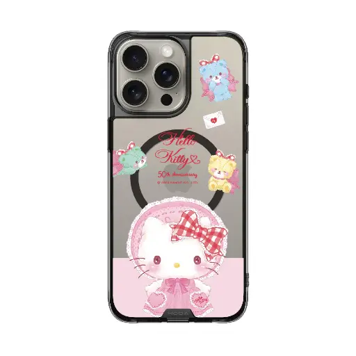 [131308216PM1] hoda殼_晶石磁吸三麗鷗系列透黑 iPhone16ProMax 粉紅KITTY (2998)