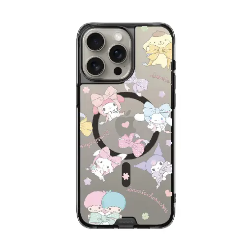 [131421216P01] hoda殼_晶石磁吸三麗鷗系列透黑 iPhone16Pro 童話盛宴 (3230)