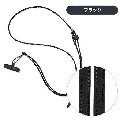 [PG-SDSTP06BK] PGA_PremiumStyle_調節背掛皮革帶-絃黑 (341)