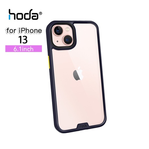 [025262136201] hoda殼_柔石軍規_iPhone13寶石藍(494)