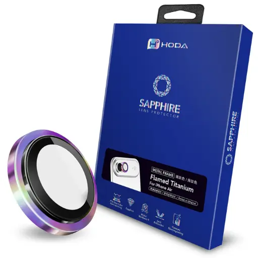 [018570002301] hoda_藍寶石鏡頭貼 iPhone17Air 燒鈦色（551）