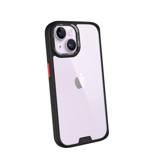 [025222140001] hoda殼_柔石軍規_iPhone14重裝黑(140)