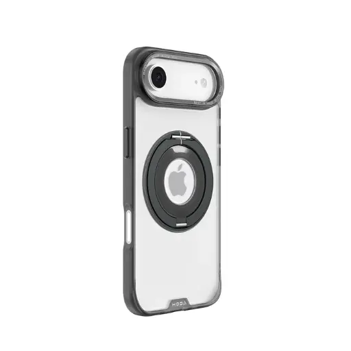 [02812217A001] Hoda殼_柔石360度磁吸支架指環_iPhone17Air 銀河黑 (416)