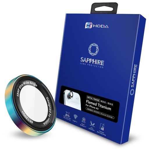 [01B570001001] Hoda_藍寶石單眼Style鏡頭保護貼 iPhoneAir 燒鈦色 (917)