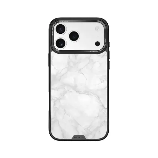 [133106017PM1] HODA殼_幻石玻璃防摔殼 iPhone17ProMAX 灰大理石紋 (365)