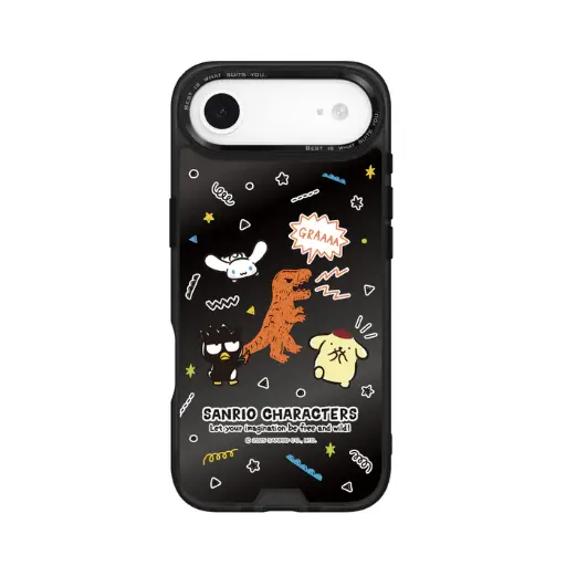 [134431017A01] HODA殼_幻石三麗鷗黑鏡系列 iPhoneAir 手繪風暴龍 (3514)