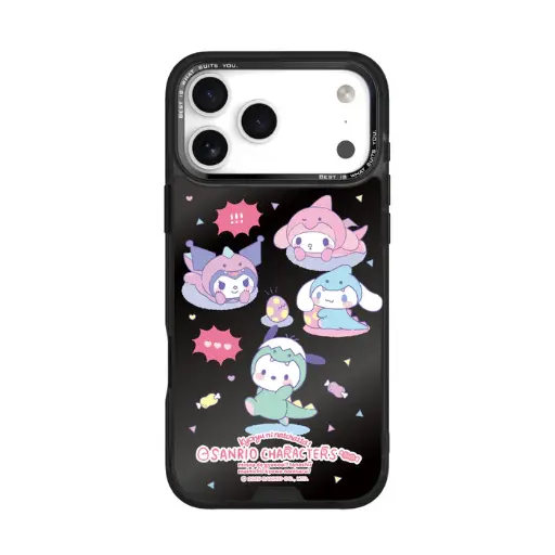 [134434017PM1] HODA殼_幻石三麗鷗黑鏡系列 iPhone18ProMax/17ProMAX 恐龍派對Ⅱ (3859)