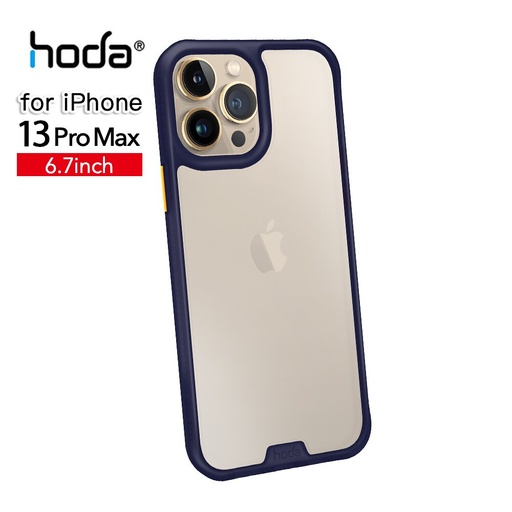 [025262136701] hoda殼_柔石軍規_iPhone13ProMax寶石藍(555)