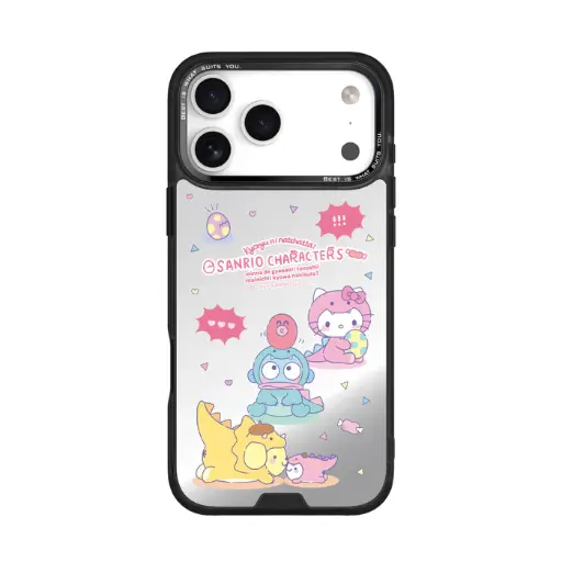 [135433017PM1] HODA殼_幻石三麗鷗銀鏡系列 iPhone18ProMax/17ProMAX 恐龍派對Ⅰ(3439)