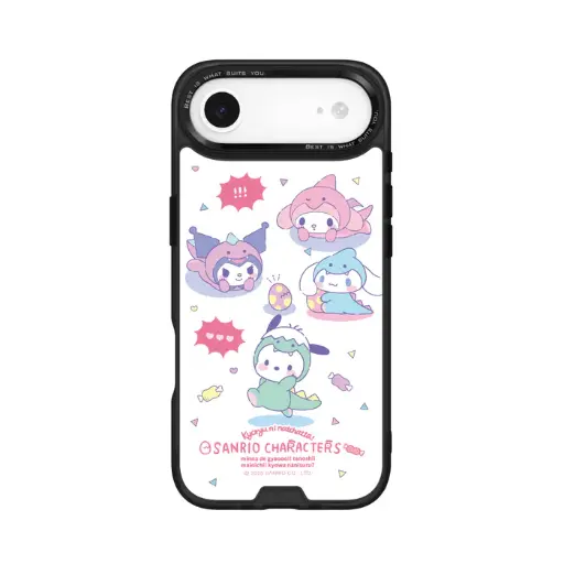 [133434017A01] HODA殼_幻石三麗鷗玻璃系列 iPhone17Air 恐龍派對Ⅱ (3170)