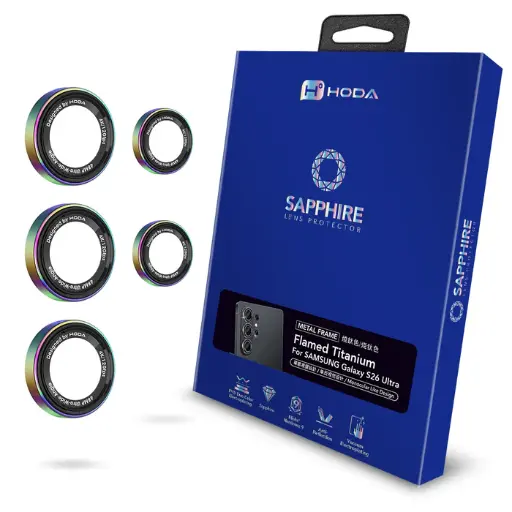 [01B570001201] HODA_藍寶石單眼鏡頭貼 三星 S26 Ultra 燒鈦色 (430)
