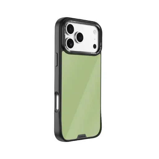 [133112017P01] HODA殼_幻石玻璃防摔殼 iPhone17Pro 綠馬卡龍 (5730)