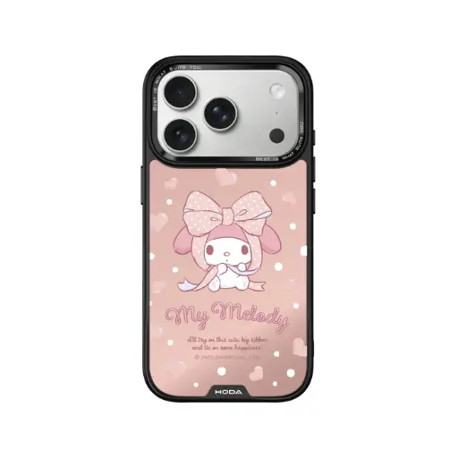 [135435017P01] HODA殼_幻石三麗鷗銀鏡系列 iPhone18Pro/17Pro 蝴蝶結美樂蒂 (4061)