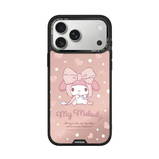 [135435017PM1] HODA殼_幻石三麗鷗銀鏡系列 iPhone18ProMax/17ProMAX 蝴蝶結美樂蒂 (4078)