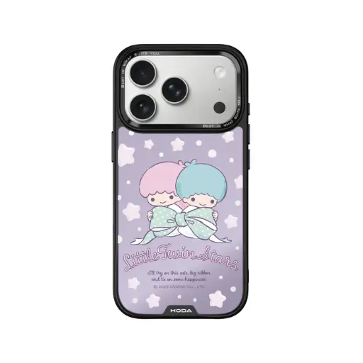 [135436017P01] HODA殼_幻石三麗鷗銀鏡系列 iPhone18Pro/17Pro 蝴蝶結 kiki & lala (4092)