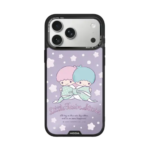 [135436017PM1] HODA殼_幻石三麗鷗銀鏡系列 iPhone17ProMAX 蝴蝶結 kiki & lala (4108)