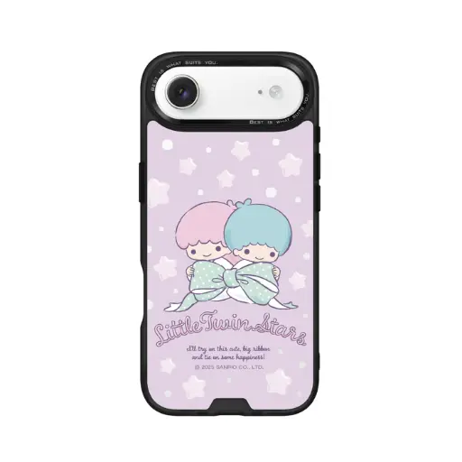 [133436017A01] HODA殼_幻石三麗鷗玻璃系列 iPhoneAir 蝴蝶結 kiki & lala (3903)